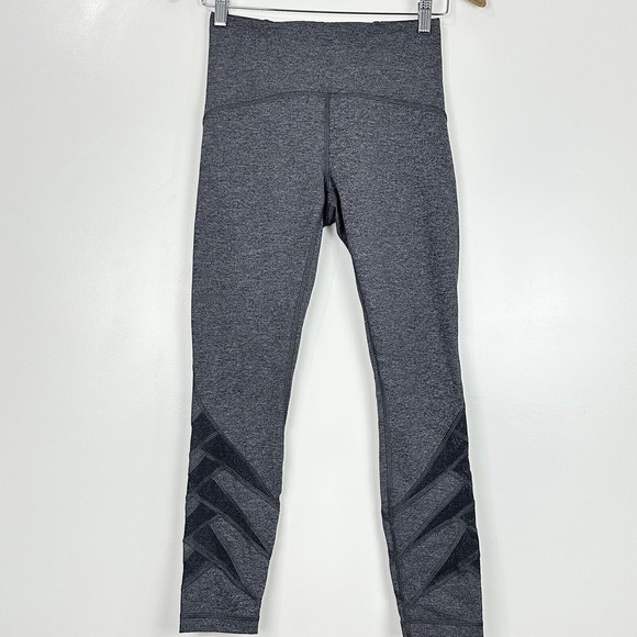 Lululemon Motionful 7/8 Tight 25" Heathered Black High Rise Size 6 Luxtreme - Picture 3 of 12